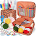 58PCS Portable Crochet kit for Beginners brand new