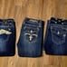 Women's Miss Me and Rock Revival Bootcut Blue Jeans size 30