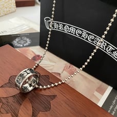 Vintage ring necklace