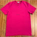 Saint Laurent Pink Short Sleeve Logo Tee, T-Shirt Sz S/M