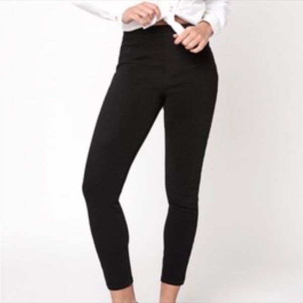 SPANX | Black Skinny Jeans Pull On Stretch Jeggings Women’s Size Medium