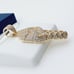 14K Gold Plated Cubic Zircon Pendant, EVBRS398