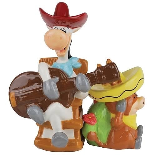 Quick Draw McGraw and Baba Looey Salt and Pepper Shakers
