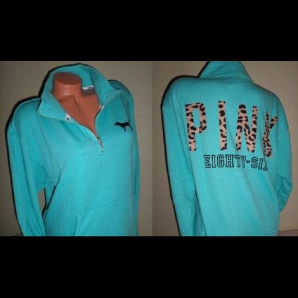VS Pink Tiffany Blue Pullover
