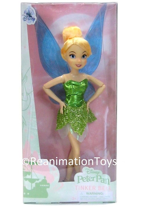 Official Disney Store Peter Pan Tinkerbell 11 Articulated Doll Brand NIB NRFB