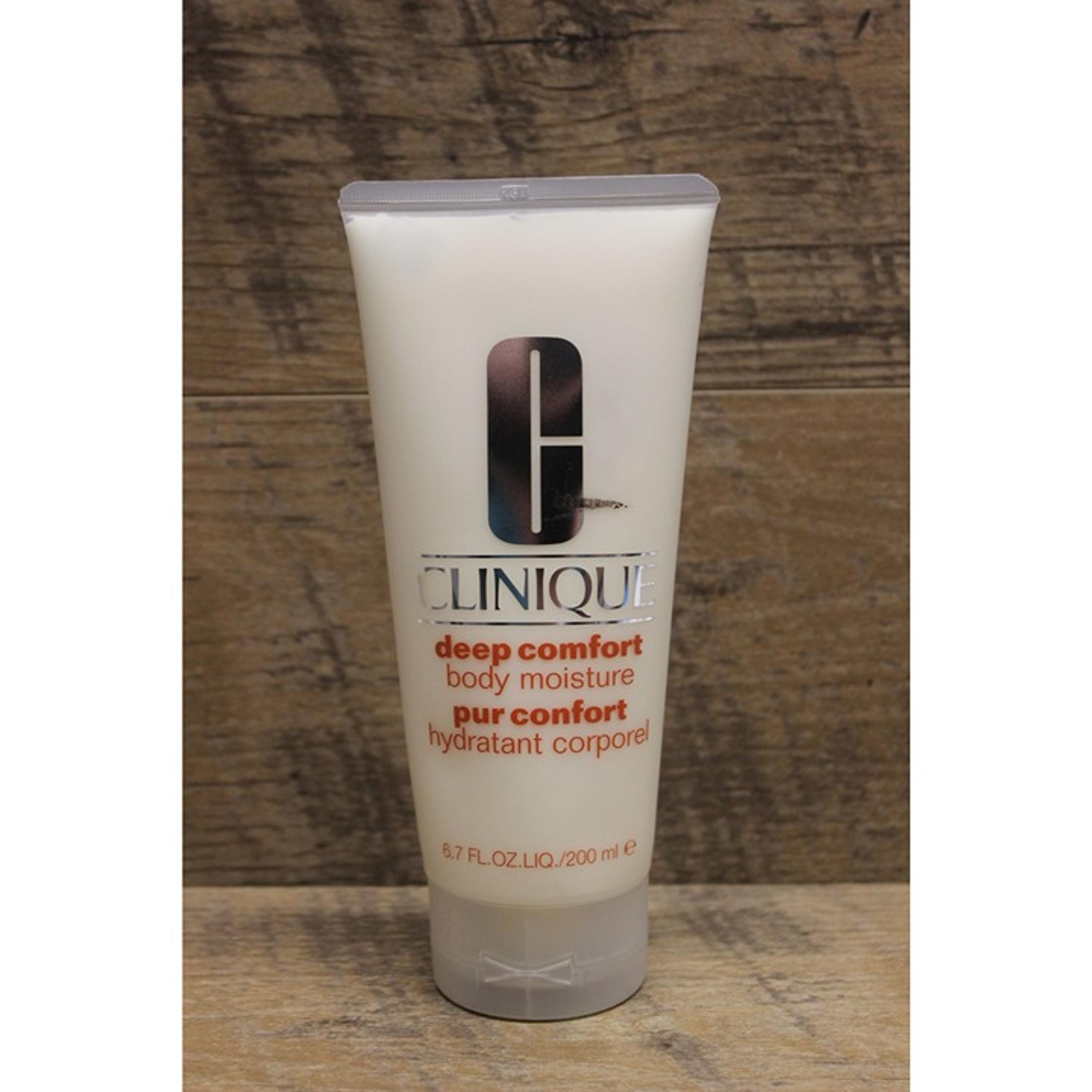 Clinique Deep Comfort butter rich fragrance free body moisture cream FLAW