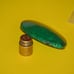 Green Turquoise Cabochon 52.7mm x 42.7mm Domed Flat Edge NOS
