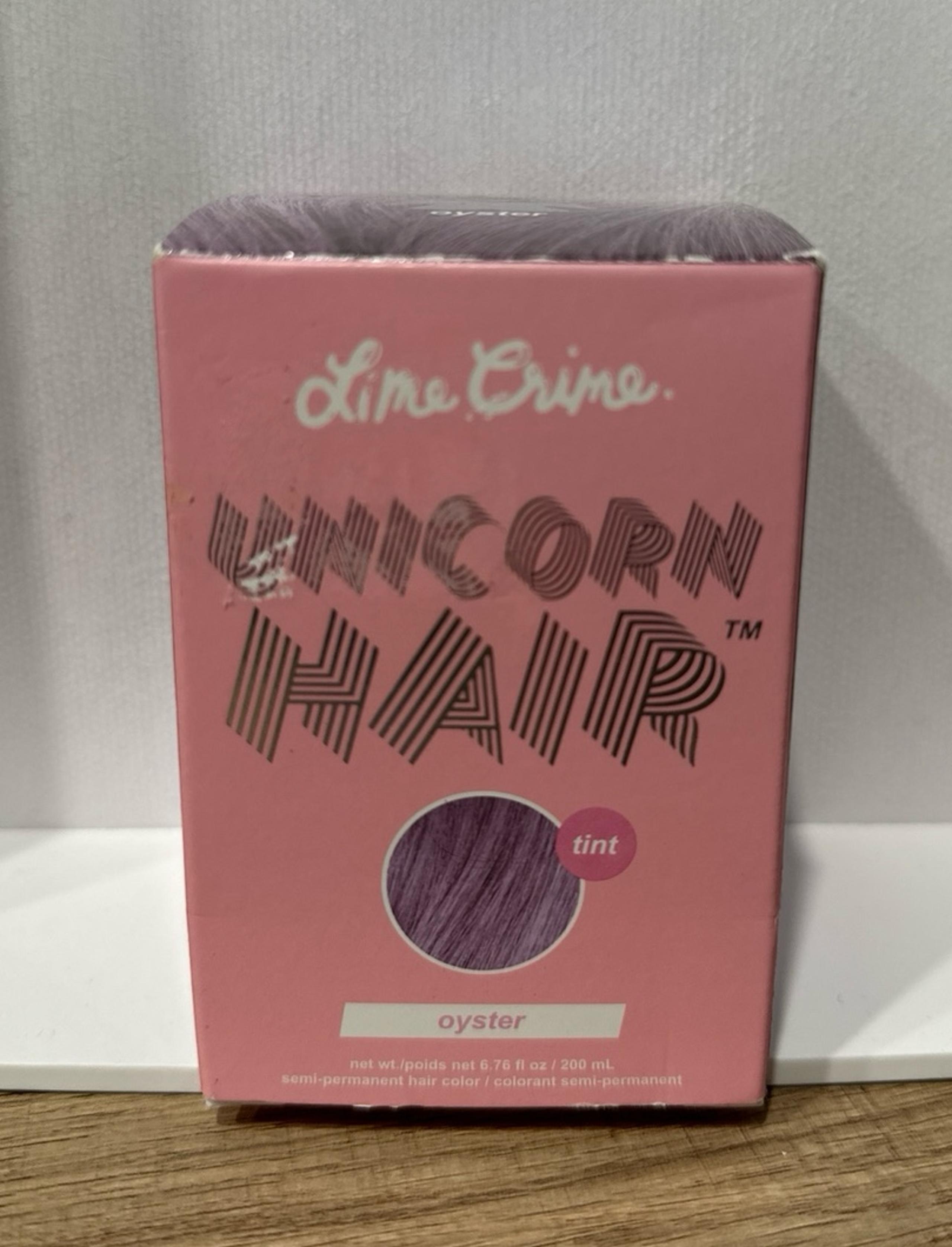 Brand New! Lime Crime unicorn hair oyster dye tint grey