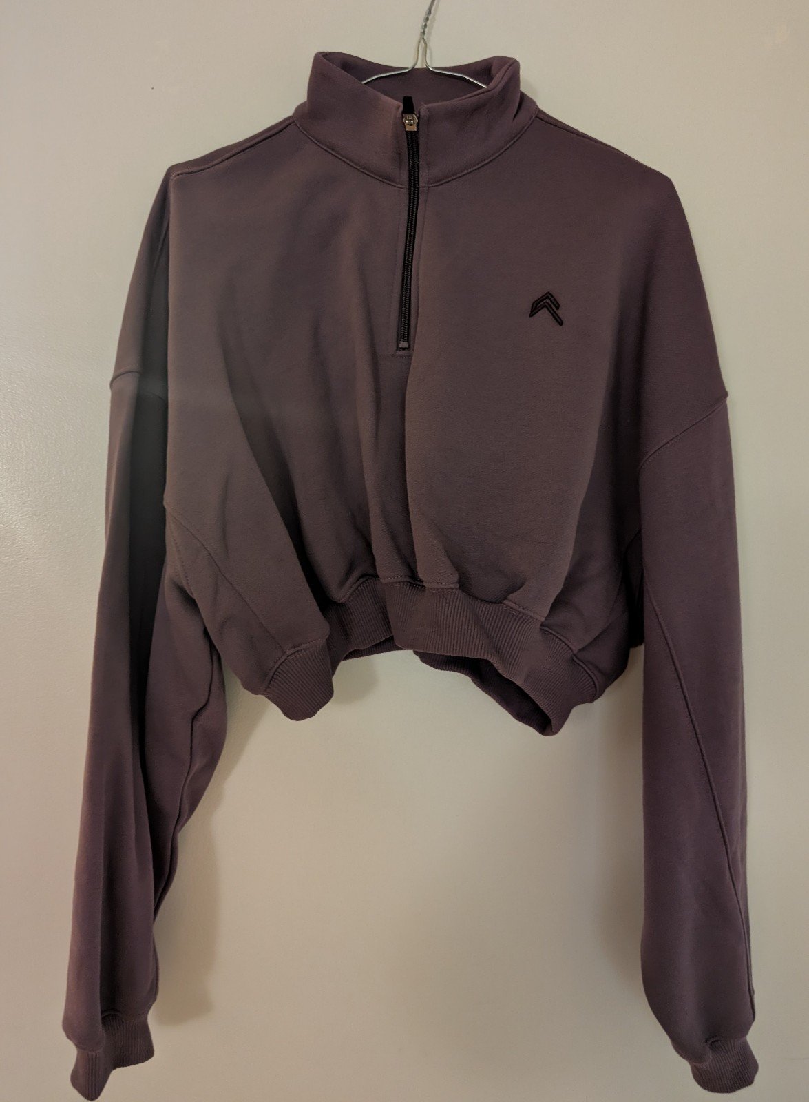 Oner Active Vintage Purple cropped half zip