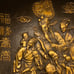 Refined Seiko brass Fulu Shouxi copper plate ornaments