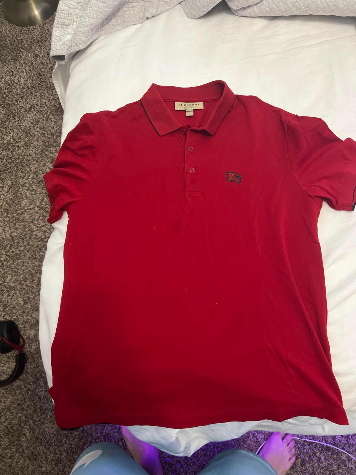 Mens Burbeerry collard shirt