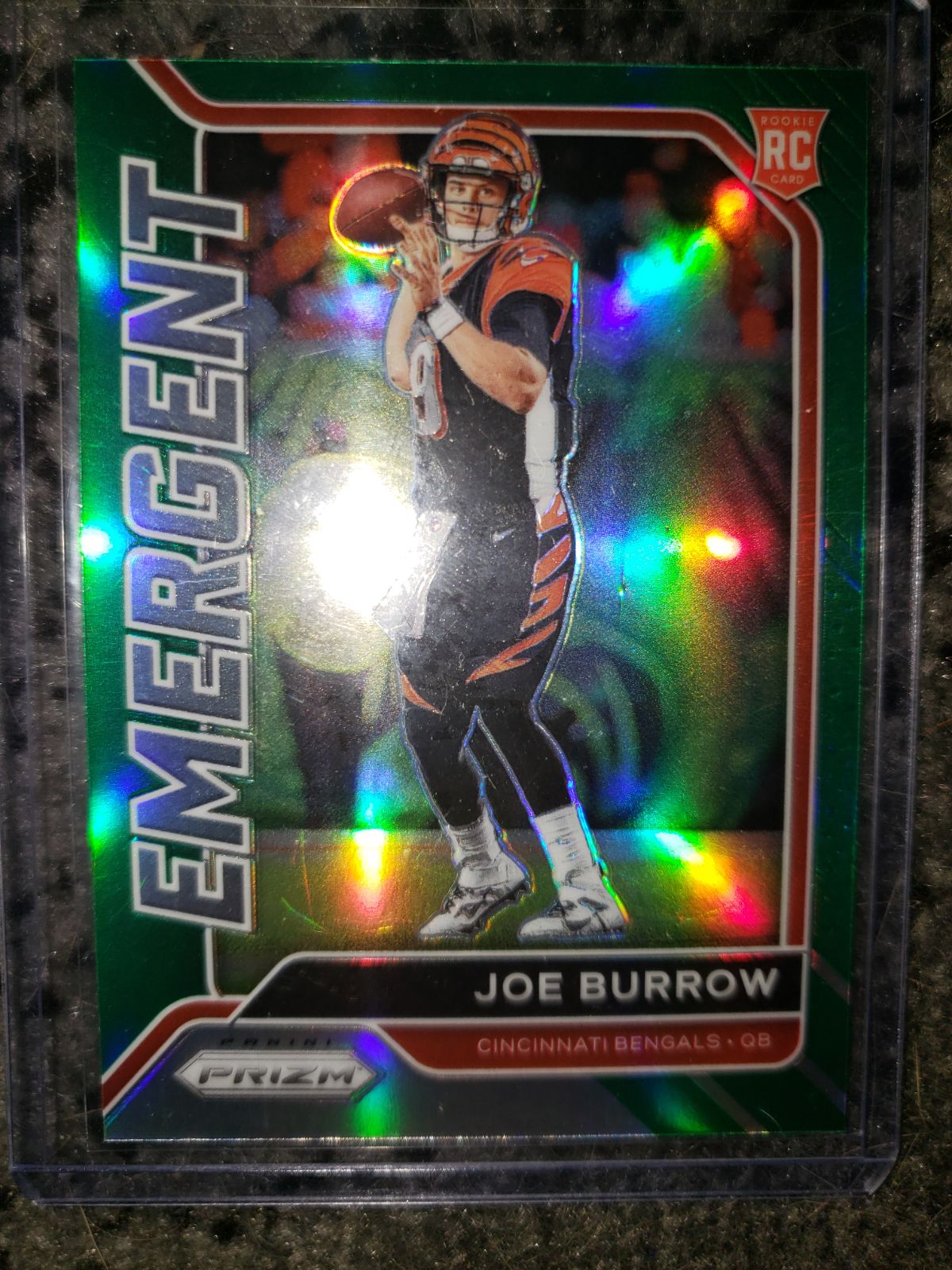 Green Prizm Insert Parallel Joe Burrow