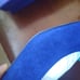 Stuart Weitzman Tux Bow Blue Pumps