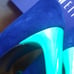 Stuart Weitzman Tux Bow Blue Pumps