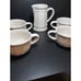 Pfaltzgraff - Heritage White - 1 Pitcher/ Tea Pot + Set of 4 Tea Cups ~ NO CHIPS