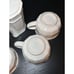 Pfaltzgraff - Heritage White - 1 Pitcher/ Tea Pot + Set of 4 Tea Cups ~ NO CHIPS