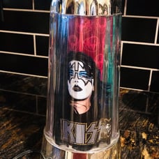 Rare Vintage Kiss Motion Lamp, Spencer Gifts 2004