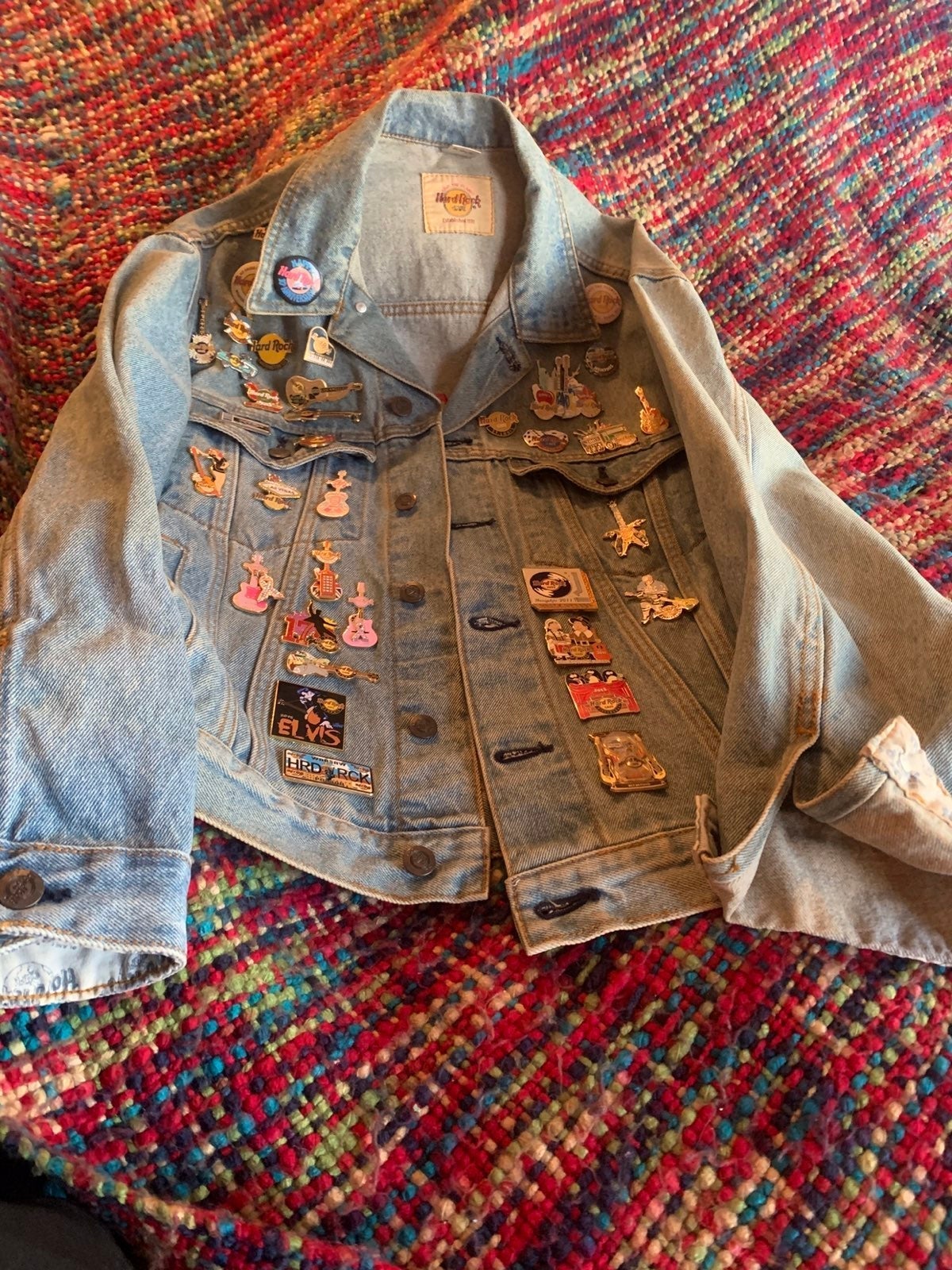 Hard Rock Cafe pins and jacket