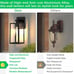 Wall Lantern, Exterior Waterproof Wall Sconce Light Fixture
