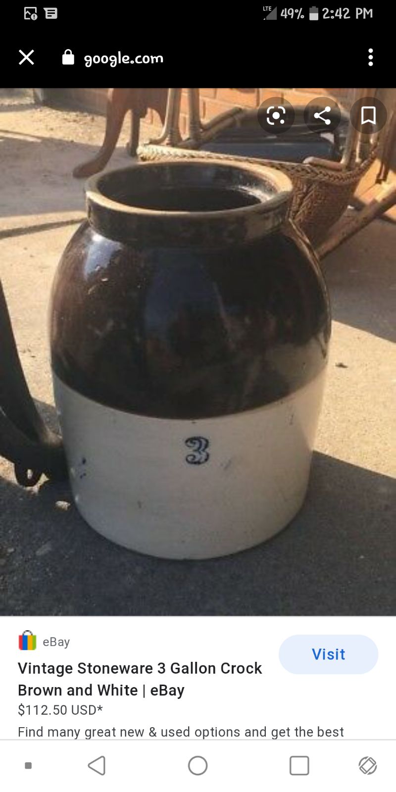 3 gallon Crock