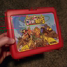 RARE 1992 WILD WEST C.O.W.BOYS OF MOO MESA LUNCHBOX