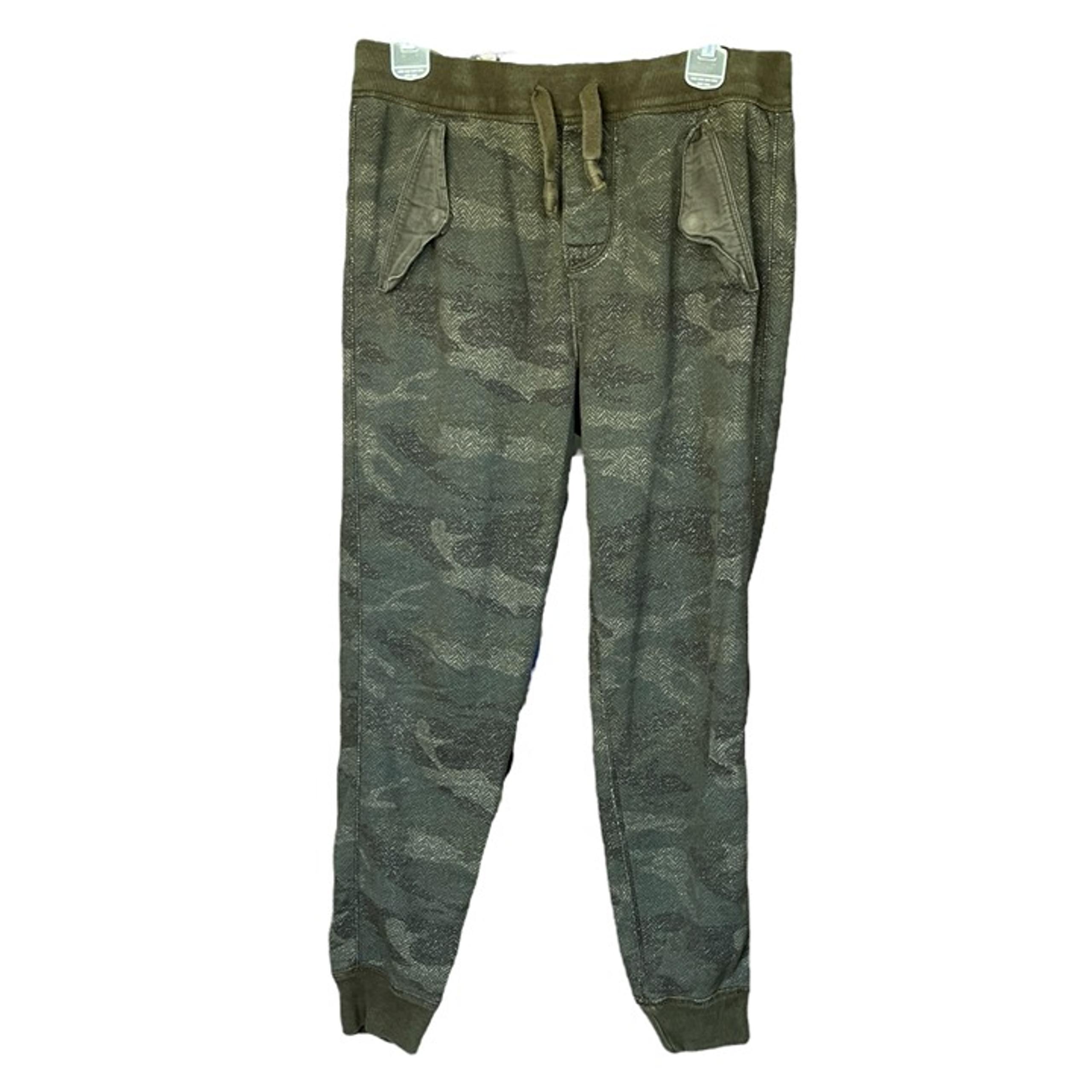 Abercrombie & Fitch Mens Y2K Pull On Jogger Sweatpants Size S Green Camouflage