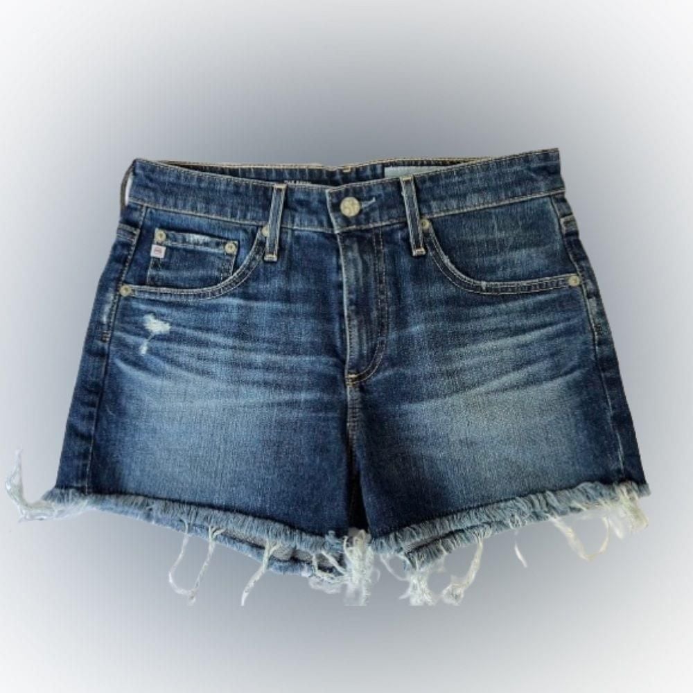 NWT AG Adriano Goldschmeid The Bryn Ex-Boyfriend Cut-Off Shorts. Size 26