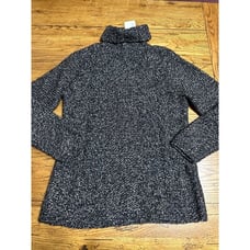Vintage Barry Bricken Gray Turtleneck Long Sleeve Sweater Women's Sz L NEW W/Tag