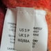 Anthropologie Maeve Hallie Space Dyed Cardigan Sweater Size Small Petite Orange