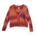 Anthropologie Maeve Hallie Space Dyed Cardigan Sweater Size Small Petite Orange