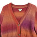 Anthropologie Maeve Hallie Space Dyed Cardigan Sweater Size Small Petite Orange