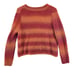 Anthropologie Maeve Hallie Space Dyed Cardigan Sweater Size Small Petite Orange