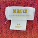Anthropologie Maeve Hallie Space Dyed Cardigan Sweater Size Small Petite Orange
