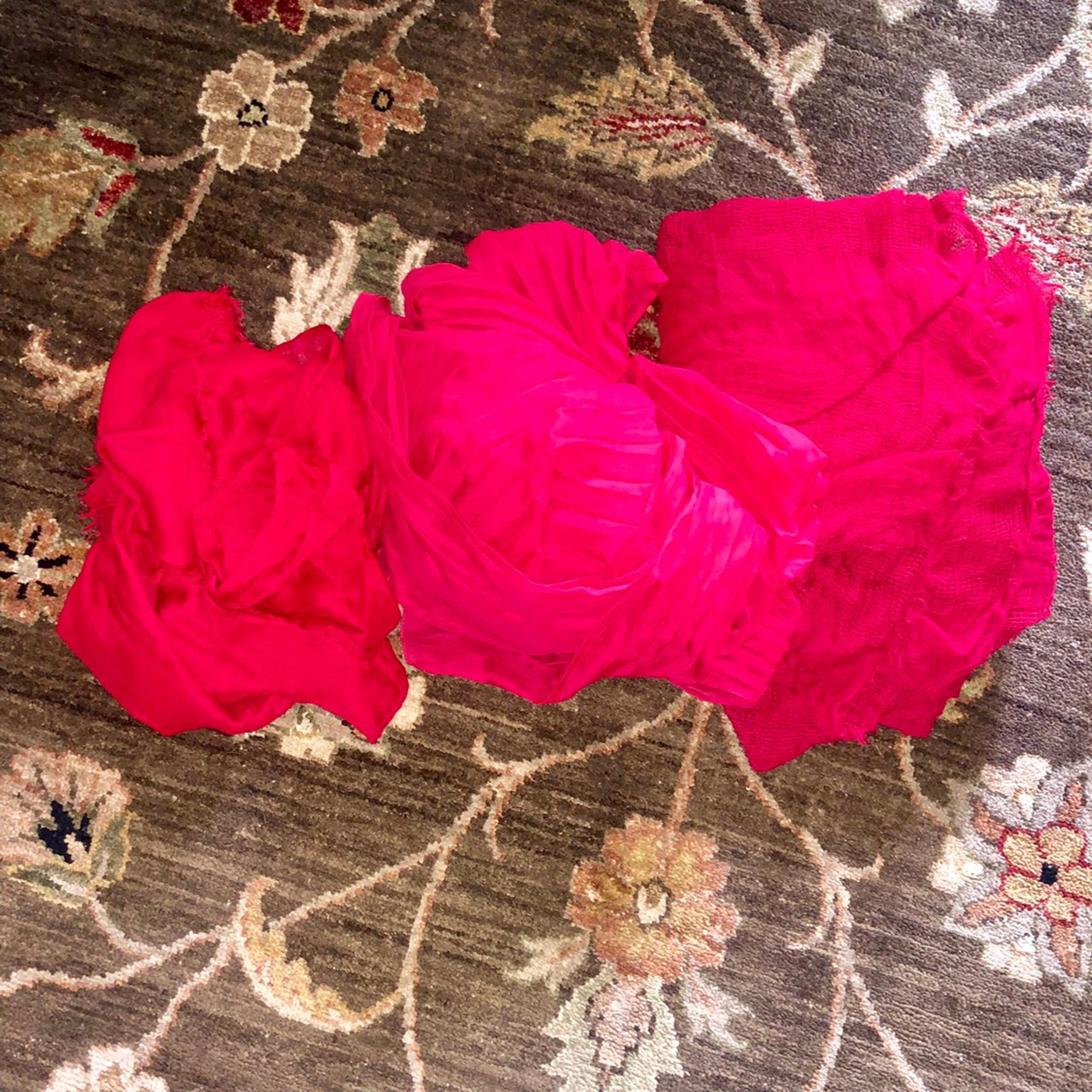 Bundle of Red Scarves