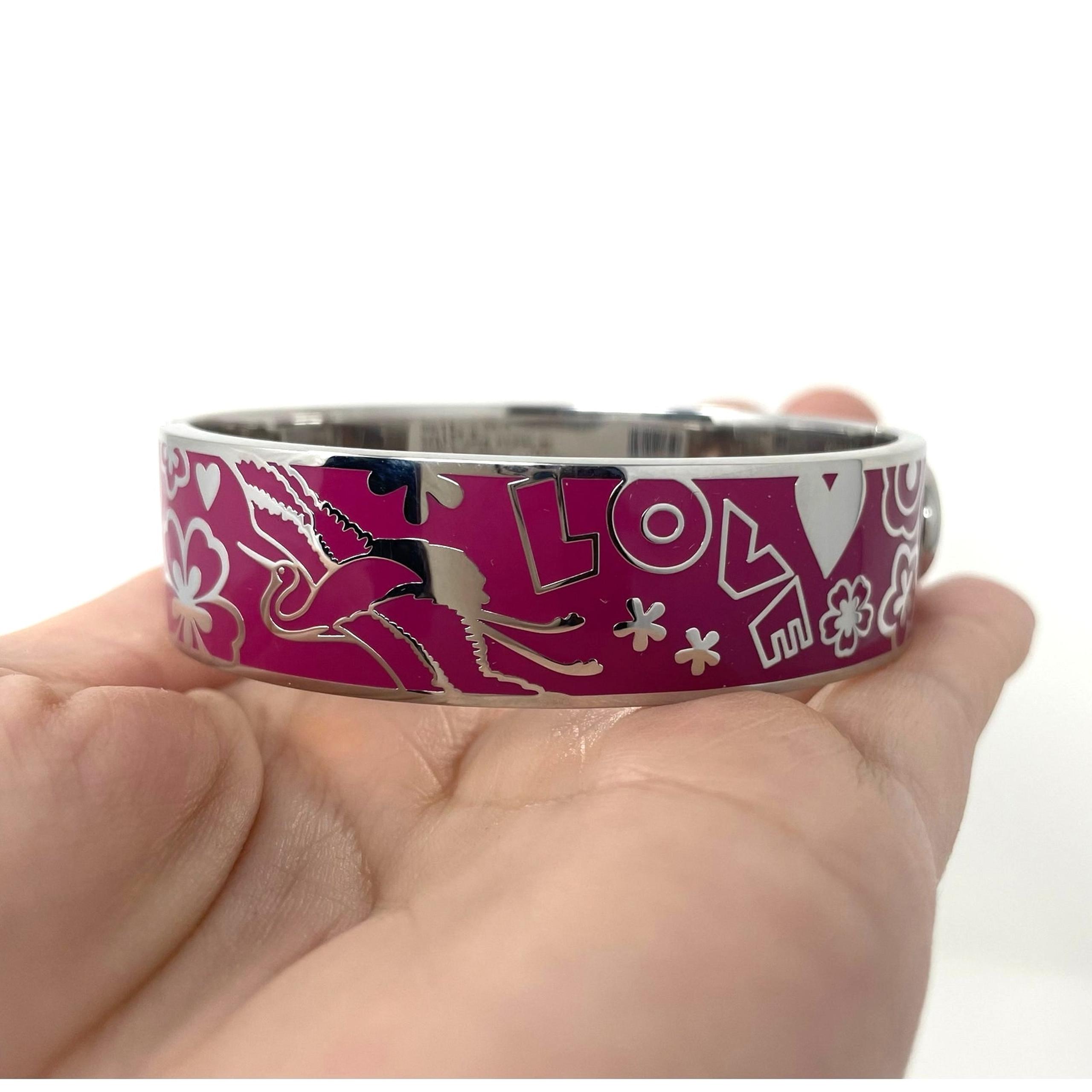 Johnny Was X-Small/ Small Love Hinged Bracelet Boho Chic CJ1122-O