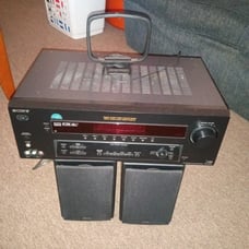 The receiver Sony speaker Denom