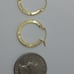 14k solid gold hoop earrings