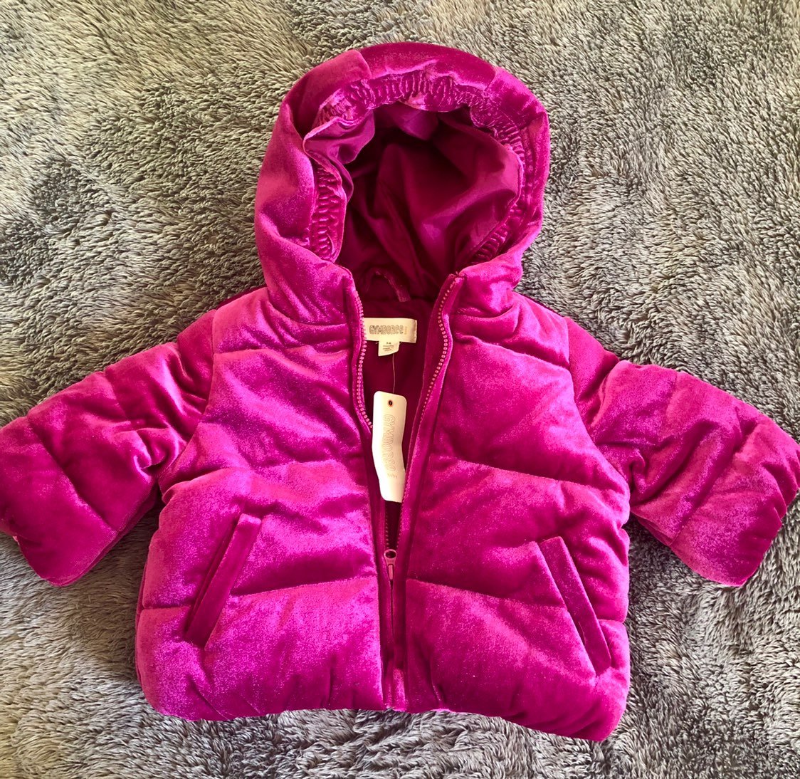 Baby Girl Puffy Jacket 3-6 Months