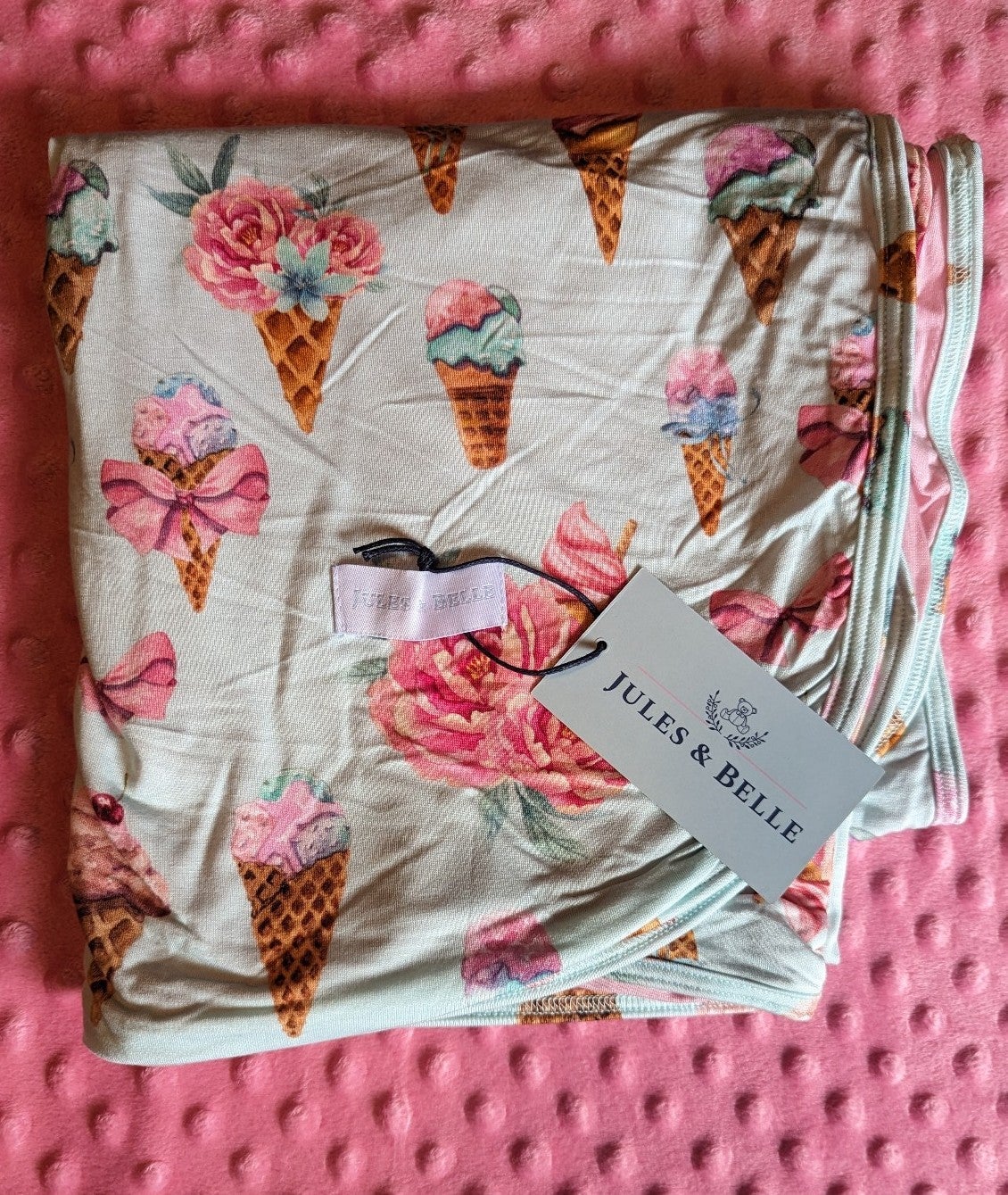 Jules and Belle ice cream dream blanket
