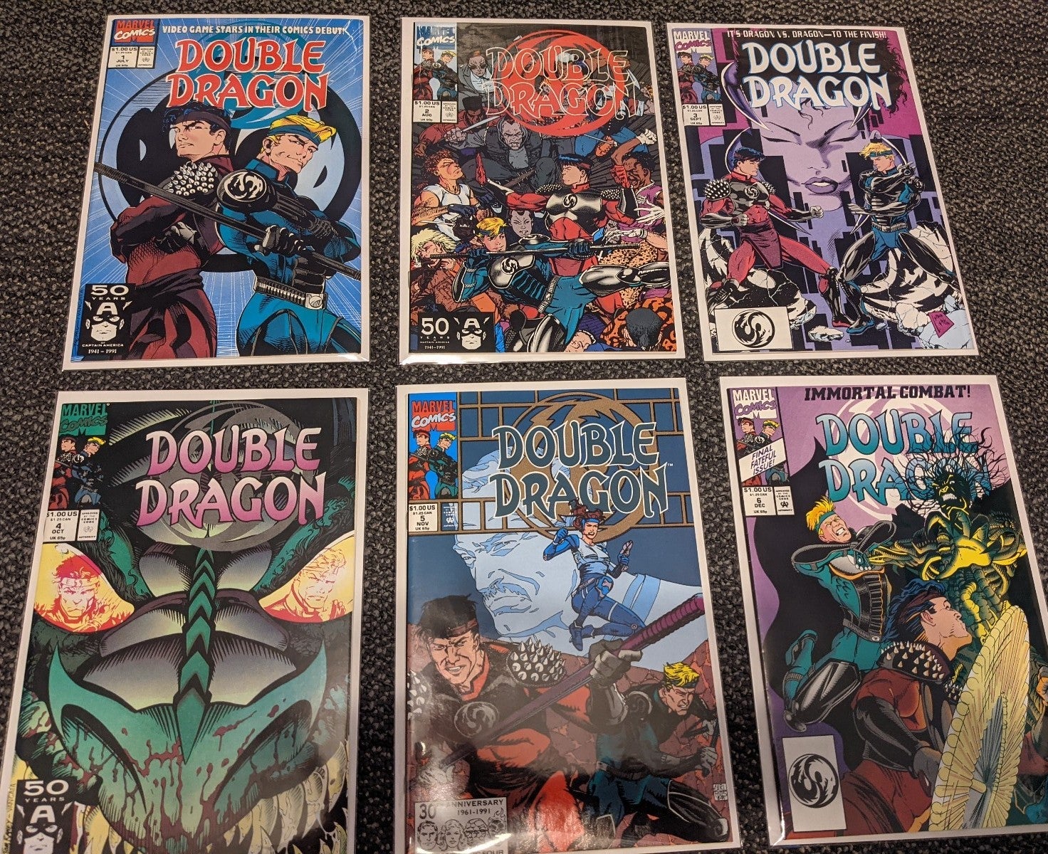 Double Dragon, 1991 Comic Lot