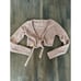 SKIMS Cozy Knit Wrap top L/ XL super soft boucle' Bone Beige Kim K New Tags