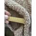 SKIMS Cozy Knit Wrap top L/ XL super soft boucle' Bone Beige Kim K New Tags