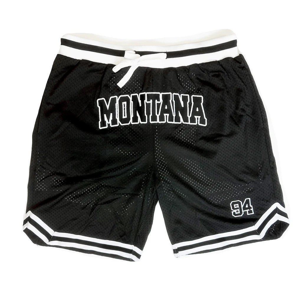 Montana 94 Spray Paint Mesh Basketball Shorts S