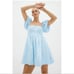 Sovere Relish Mini Dress Soft Blue NWT Women Dress Size Small