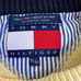 TOMMY HILFIGER Vintage 90s Butter Yellow Knit Crewneck Sweater Crest Cotton XL