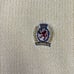 TOMMY HILFIGER Vintage 90s Butter Yellow Knit Crewneck Sweater Crest Cotton XL