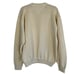 TOMMY HILFIGER Vintage 90s Butter Yellow Knit Crewneck Sweater Crest Cotton XL
