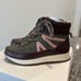Alex Marie Thayla Olive Maroon Suede Leather Ankle Nubuck Lace Up Hiker Booties