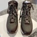 Alex Marie Thayla Olive Maroon Suede Leather Ankle Nubuck Lace Up Hiker Booties