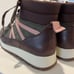 Alex Marie Thayla Olive Maroon Suede Leather Ankle Nubuck Lace Up Hiker Booties
